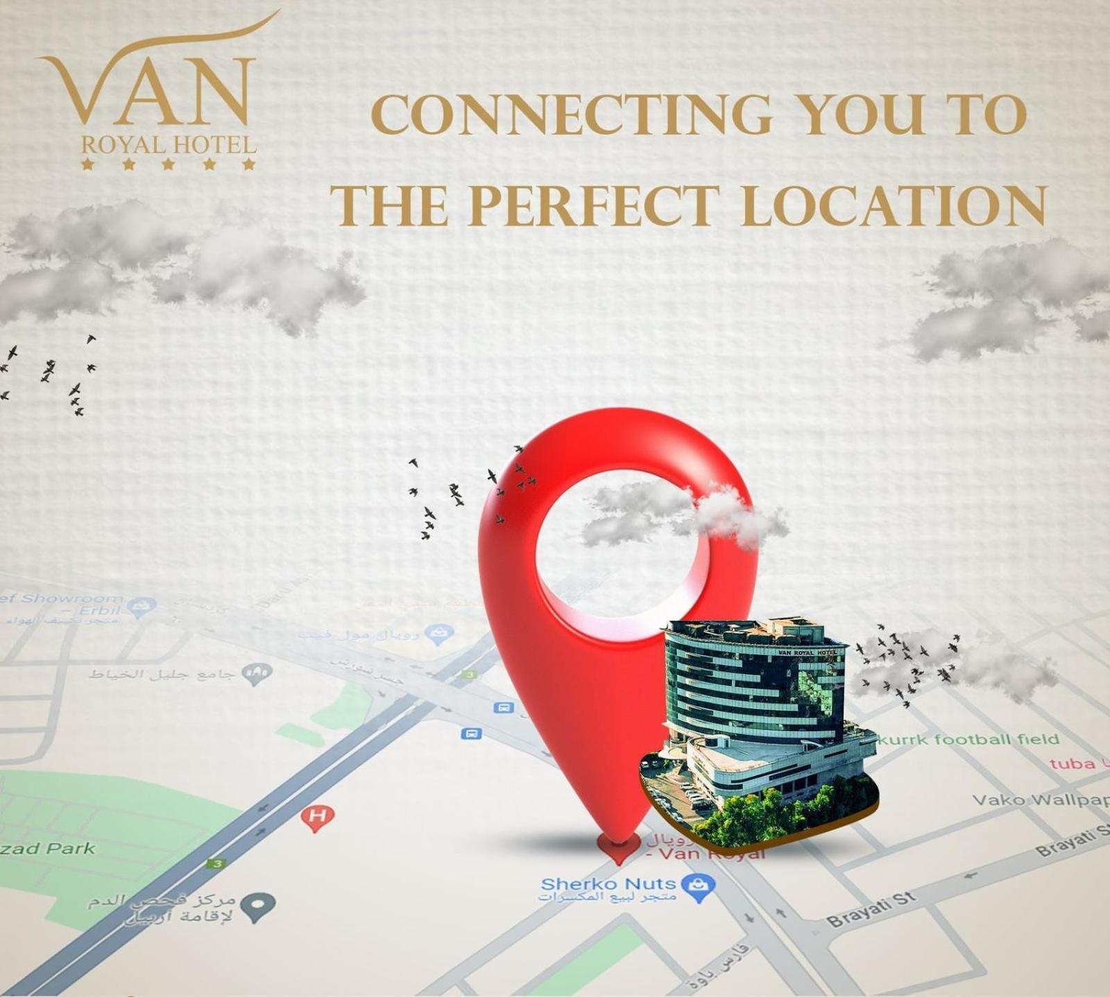 Van Royal Hotel Эрбиль Экстерьер фото